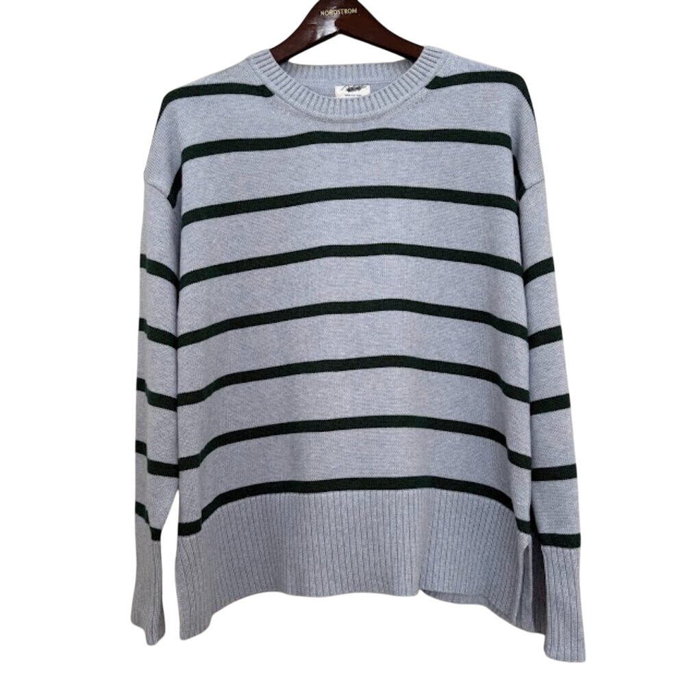 J.Crew striped‎ crewneck sweater, size M (NWT)